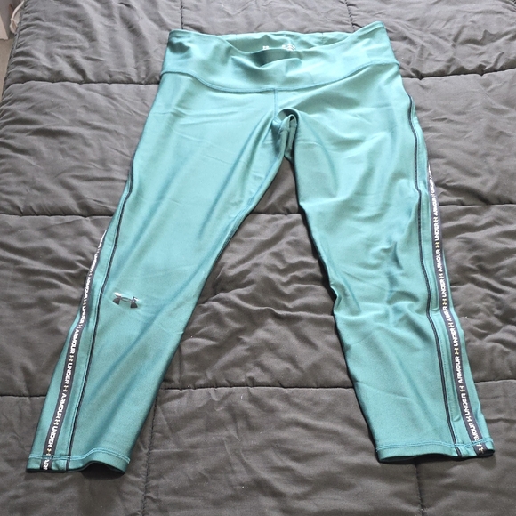 Under Armour Green Compression Leggings Size Xl - Picture 2 of 7
